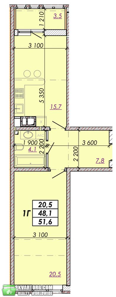 Sell 1-room apartment. Одесса, Прохоровская — photo 2