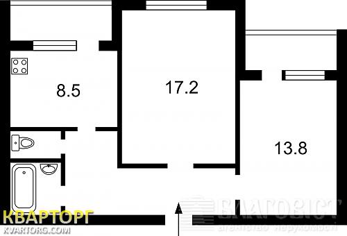 Sell 2-room apartment. Киев,  Автозаводская — photo 2