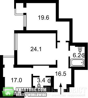 Sell 2-room apartment. Киев,  Краснозвездный пр — photo 2