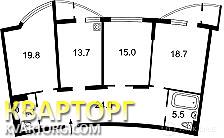 Sell 3-room apartment. Киев, Дніпровська Набережна — photo 2
