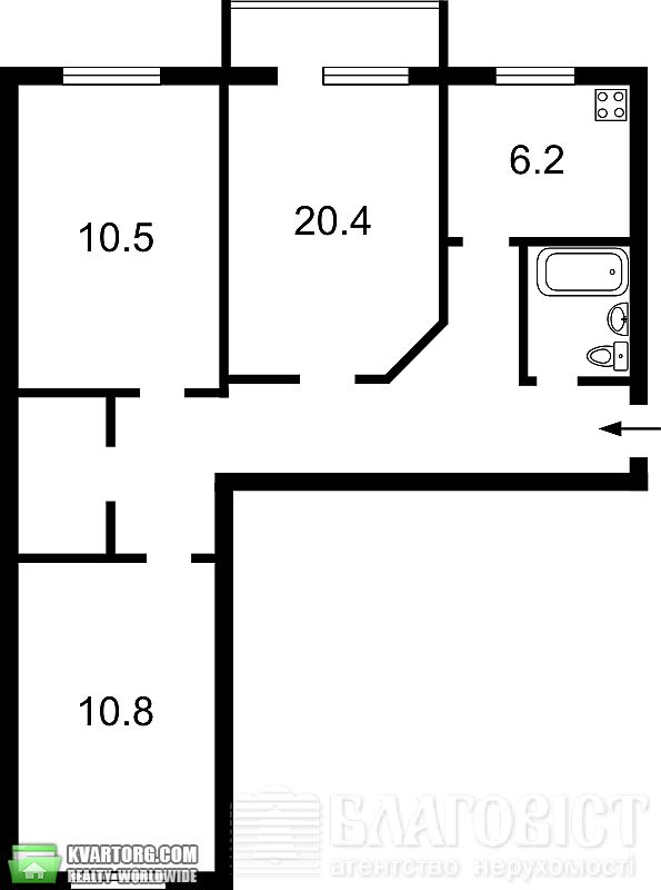 Sell 3-room apartment. Киев,  Мечникова — photo 8