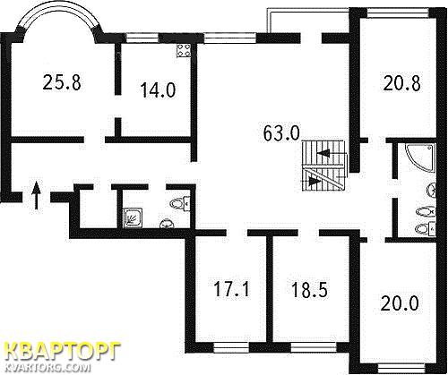Sell multi-room apartment. Киев,  Круглоуниверситетская — photo 8