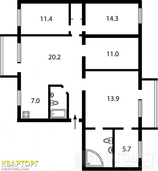 Sell 5-room apartment. Киев, Большая Васильковская — photo 1