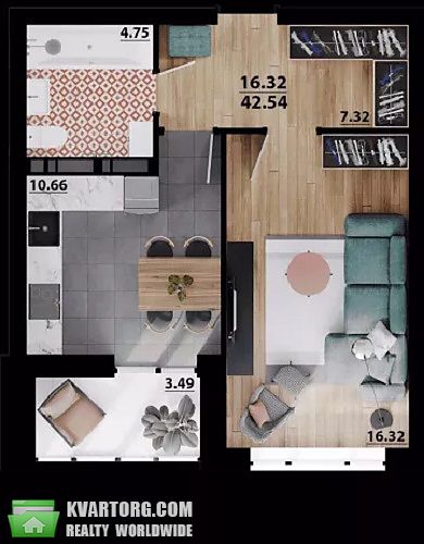 Sell 1-room apartment. Киев,  Тираспольская — photo 5