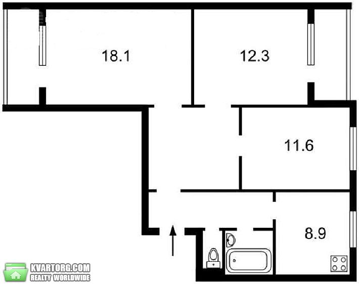 Sell 3-room apartment. Киев,  Ревуцкого — photo 7