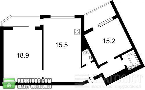 Sell 2-room apartment. Киев, Вишняковская — photo 5