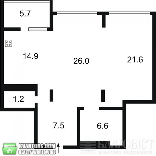 Sell 2-room apartment. Киев, Драгомирова — photo 3