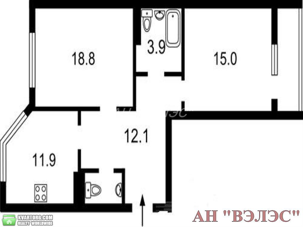 Sell 2-room apartment. Киев,  Ломоносова — photo 2
