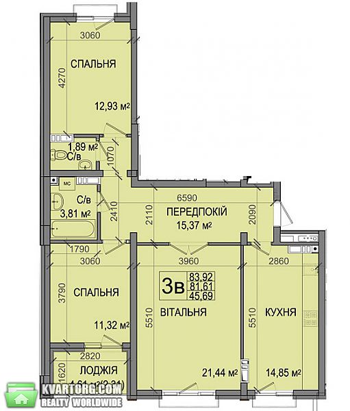 Sell 3-room apartment. Киев, Метрологическая — photo 2