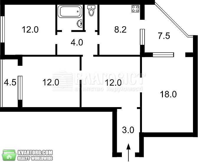Sell 3-room apartment. Киев,  Сабурова — photo 2
