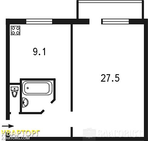 Sell 1-room apartment. Киев, пер.Январский — photo 2