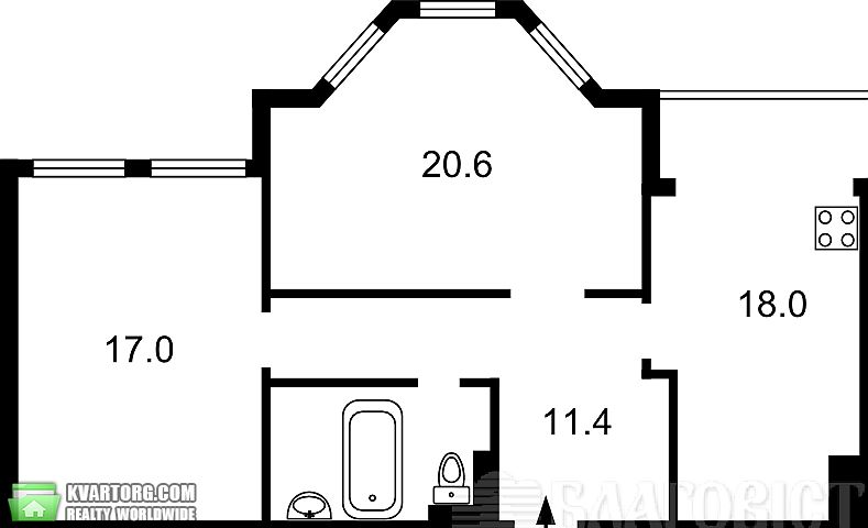 Sell 2-room apartment. Киев, Никольско-Слободская — photo 8