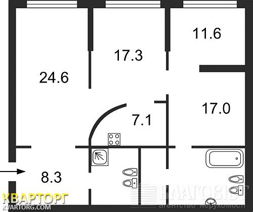 Sell 4-room apartment. Киев,  Саксаганского — photo 2