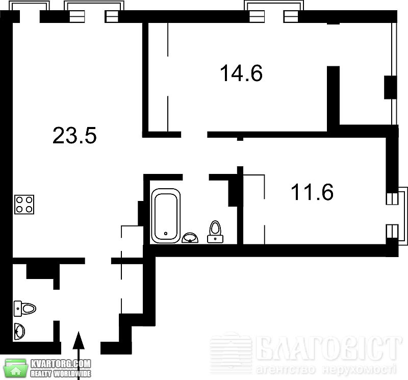 Sell 2-room apartment. Киев, регенераторна — photo 3