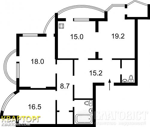 Sell 3-room apartment. Киев,  Урловская — photo 2
