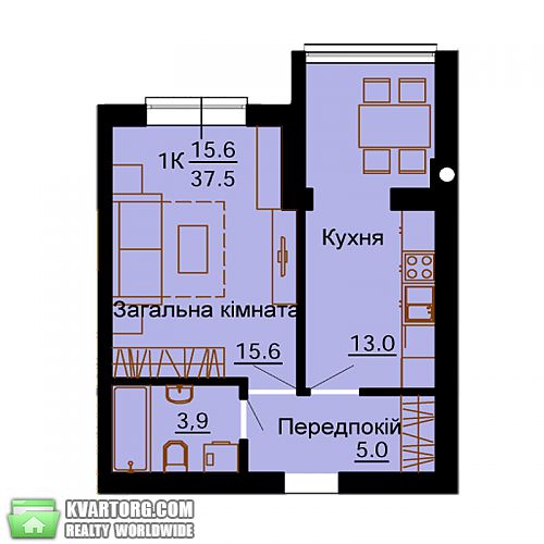 Sell 1-room apartment. Киев, Кошевого — photo 5