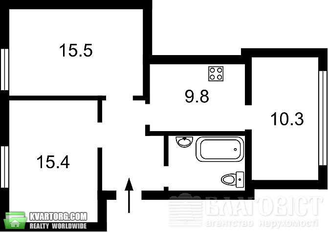 Sell 3-room apartment. Киев,  Мельникова — photo 2