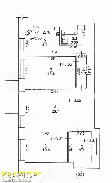 Sell 3-room apartment. Одесса, Базарная — photo 2