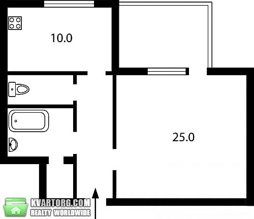 Sell 1-room apartment. Киев,  Франко — photo 3