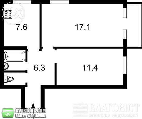 Sell 2-room apartment. Киев,  Кудряшова — photo 2