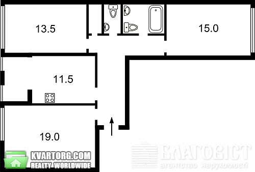 Sell 3-room apartment. Киев, Регенераторная — photo 3