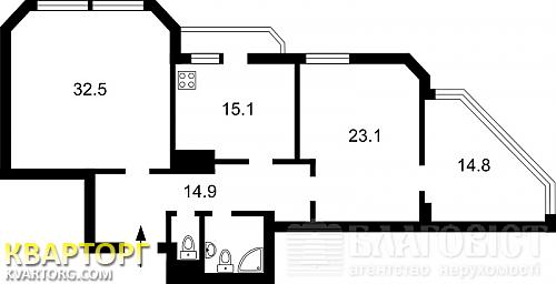 Sell 3-room apartment. Киев,  Щорса — photo 2
