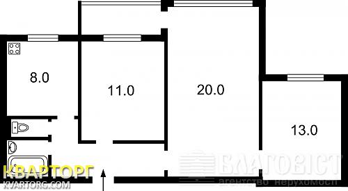 Sell 3-room apartment. Киев, Жукова — photo 2