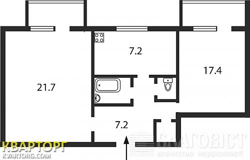 Sell 2-room apartment. Киев,  Кутузова — photo 2