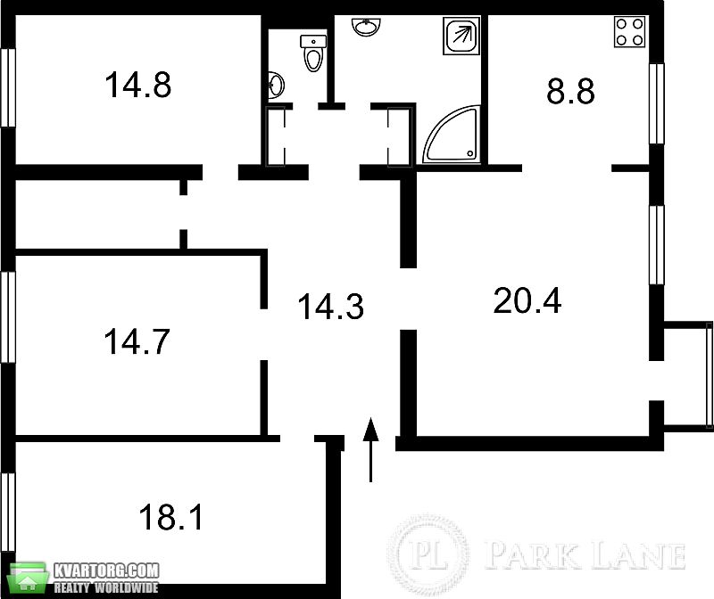 Sell 4-room apartment. Киев, Стратегічне шосе — photo 7