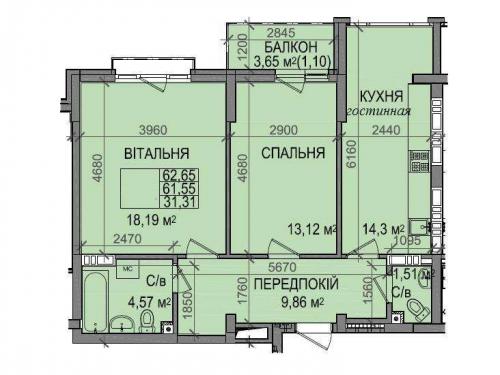 Sell 3-room apartment. Киев, Метростроевская — photo 4