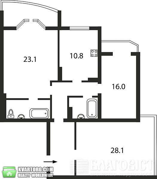 Sell 3-room apartment. Киев, Героев Сталинграда пр — photo 7