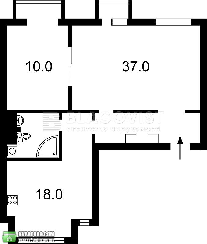 Rent out 2-room apartment. Киев,  Шевченко бул — photo 8