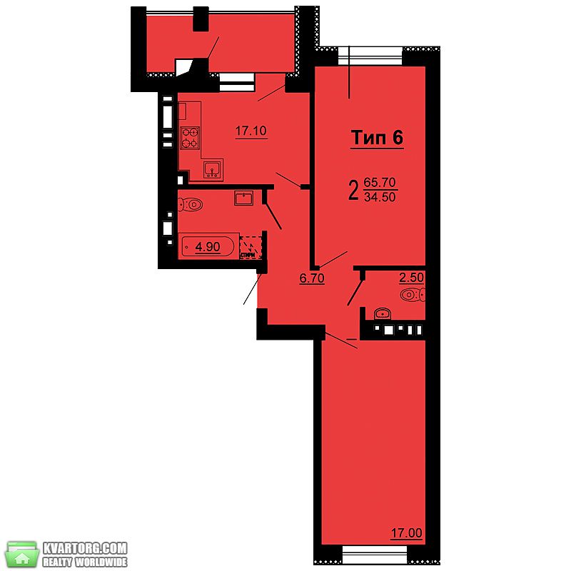 Sell 2-room apartment. Киев, небесной сотни — photo 1