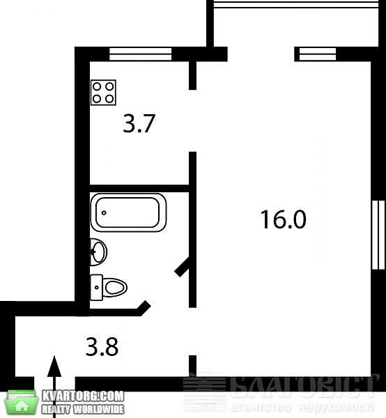 Sell 1-room apartment. Киев, Белорусская — photo 9