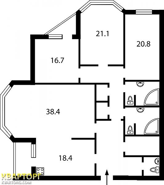Sell 3-room apartment. Киев,  Никольско-Слободская — photo 2