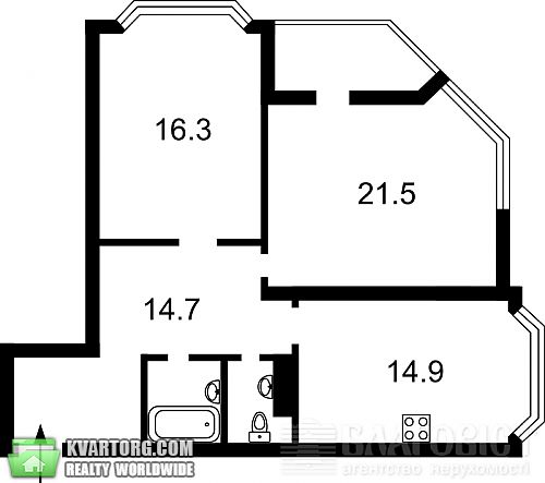 продам 2-комнатную квартиру. Киев,  Драгоманова - фото 1