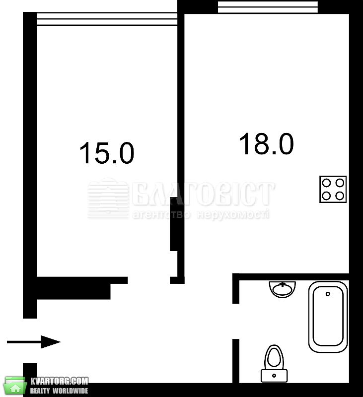 Sell 2-room apartment. Киев,  Конева — photo 3