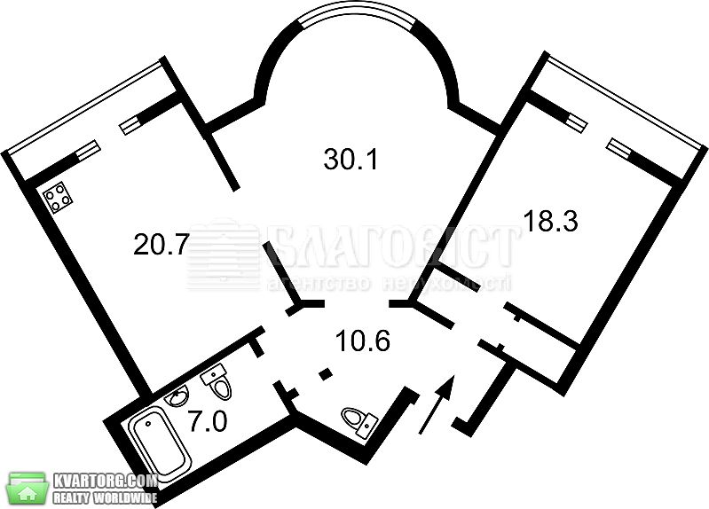Sell 2-room apartment. Киев,  Оболонская наб — photo 5