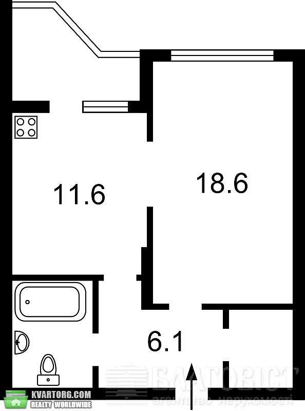 Sell 1-room apartment. Киев,  Армянская — photo 3