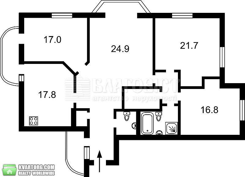 Sell 4-room apartment. Киев,  Лабораторный пер — photo 1