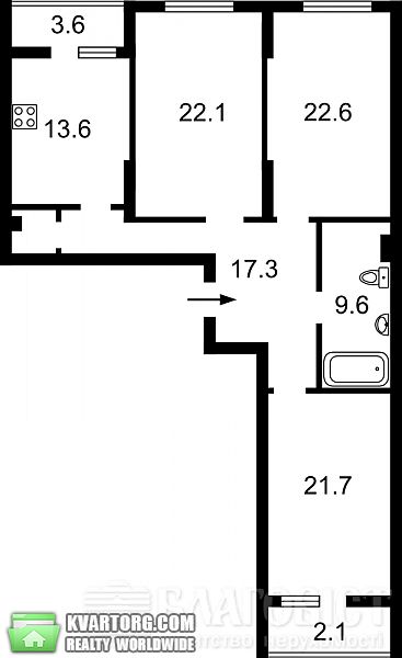 Sell 3-room apartment. Киев,  Олевская — photo 1