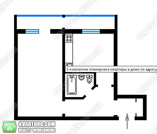 Sell 1-room apartment. Киев,  Полярная — photo 1