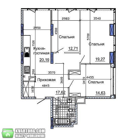Sell 3-room apartment. Днепропетровск, Дзерджинского — photo 1