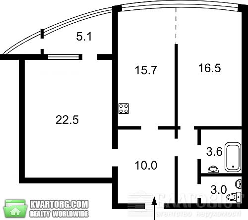 Sell 2-room apartment. Киев, Победы пр — photo 2