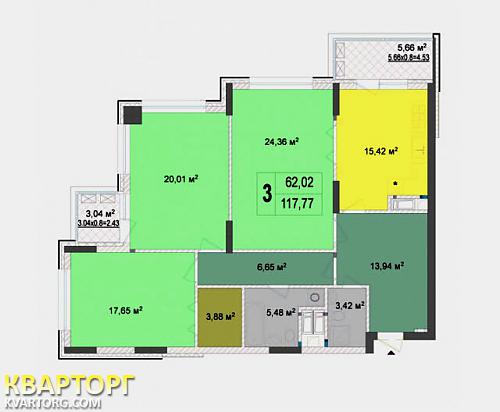 Sell 3-room apartment. Киев,  Драгомирова — photo 2