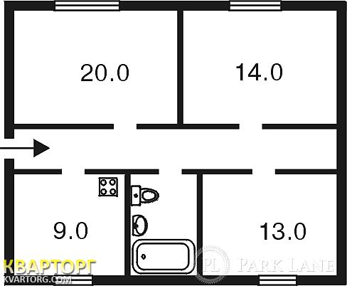 продам 3-комнатную квартиру. Киев,  Горького - фото 2