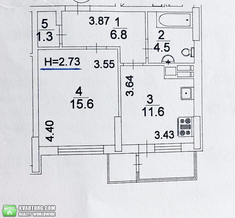 Sell 1-room apartment. Киев,  Лебедева Николая — photo 3