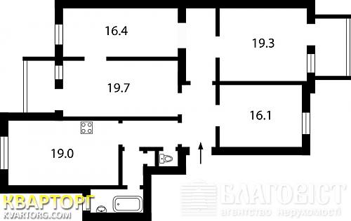 Sell 4-room apartment. Киев,  Богдана Хмельницкого — photo 3