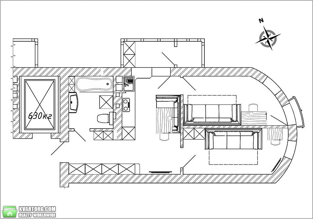 Sell 2-room apartment. Киев, Вильямса — photo 2