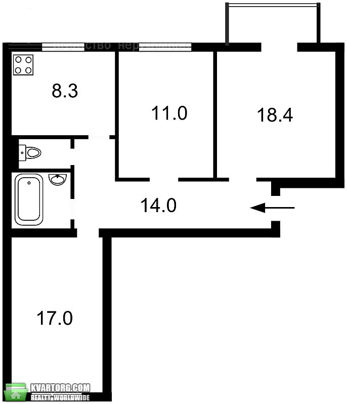 Sell 3-room apartment. Киев,  Большая Васильковская — photo 8